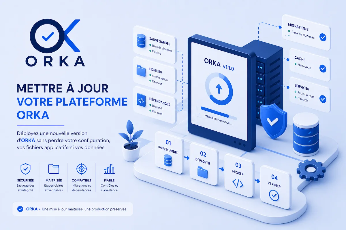 Mettre à jour ORKA | Guide officiel de mise à jour de la plateforme
