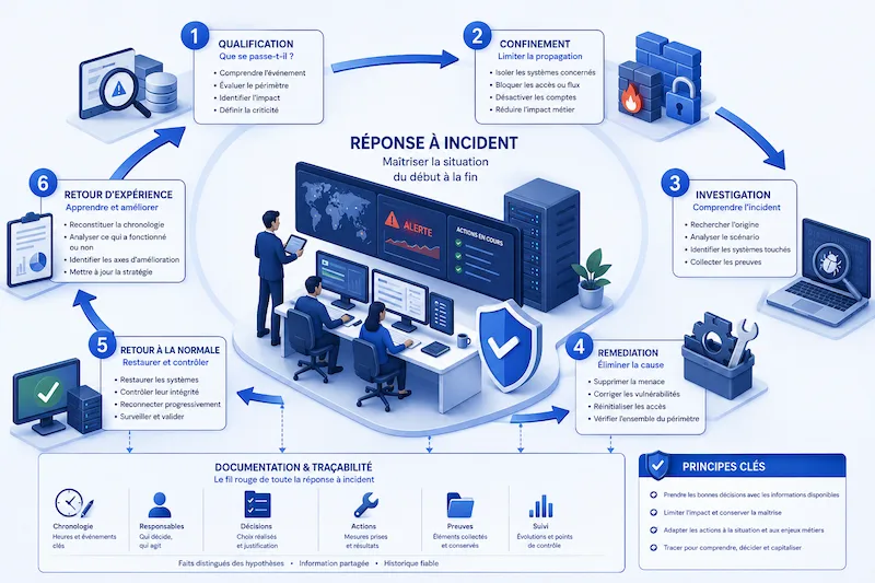 Incident Cyber - Fiche pratique réponse à incident